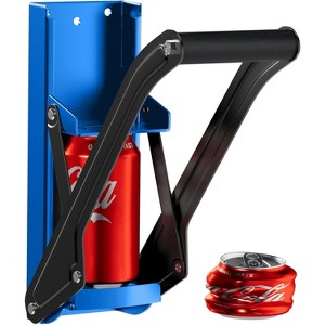 Can Crushers for Recycling - Heavy Duty Aluminum Can Crusher Wall Mounted - Soda and Beer Can Smasher with Bottle Opener - For 12 and 16 oz. Cans - 1 of 4