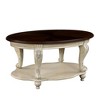 NicBex Wood Coffee Table Coffee Bar with 2-Tier Open Storage Shelf, Retro End Table with Wood Legs, Coffee Tables for Living Room - 2 of 4