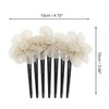 Unique Bargains Women's Durable Floral Side Comb 1 Pc - 2 of 4