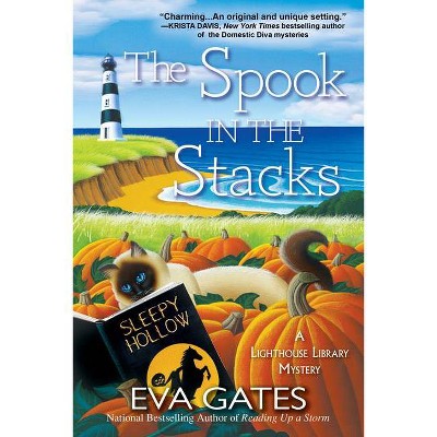 The Spook in the Stacks - (Lighthouse Library Mystery) by  Eva Gates (Paperback)