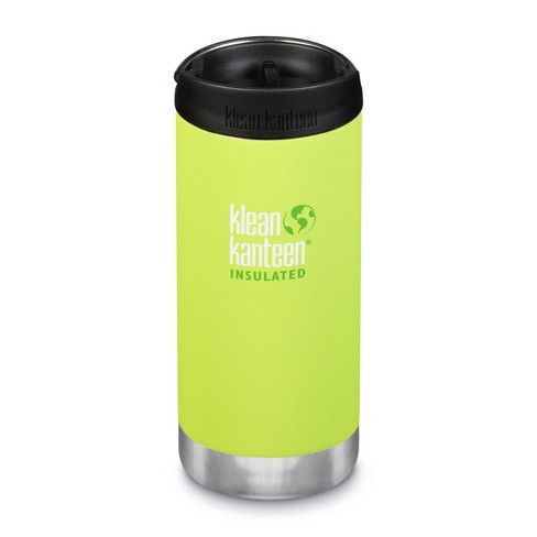 Klean Kanteen 12oz Tkwide Insulated Stainless Steel Water Bottle With Cafe Cap Juicy Pear Target