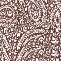 black stencil paisley