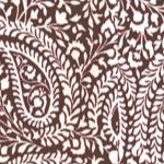 black stencil paisley