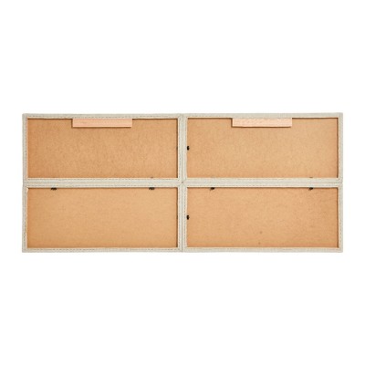 Natural Linen Blend Sound Reducing King Upholstered Headboard