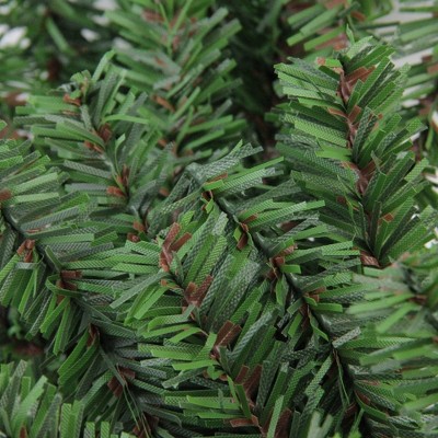 16" Green Pine Artificial Christmas Wreath with Metal Frame