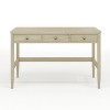 Martha Stewart Rhett Home Office 3 Drawer Desk with Tapered Legs - 3 of 4