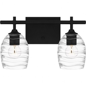 Quoizel Lighting Lucy 2 - Light Vanity in  Matte Black - 1 of 4