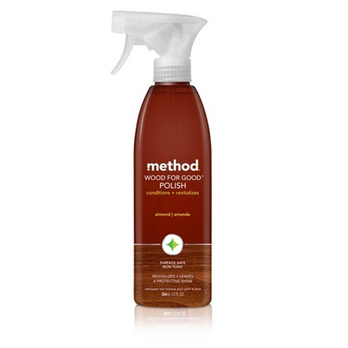 Method Cleaning Products Wood For Good Polish Spray Bottle 12 Fl