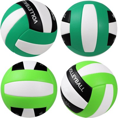 KUYOTQ 2 Pack Beach Volleyball Official Size 5 with Pump Kit