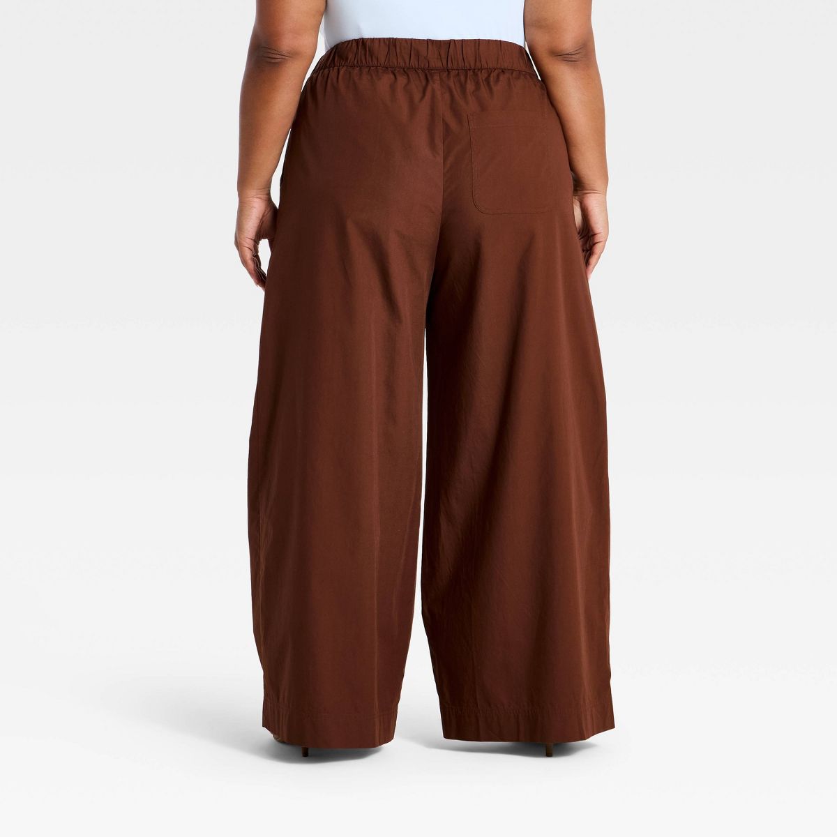 Women's Pull-On Twill Pants - A New Day™ - thumbnail 2