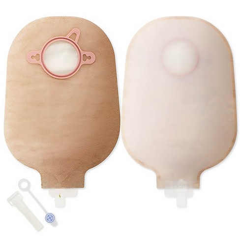 Two-Piece Drainable Ostomy Kit, Flat FlexWear Barrier