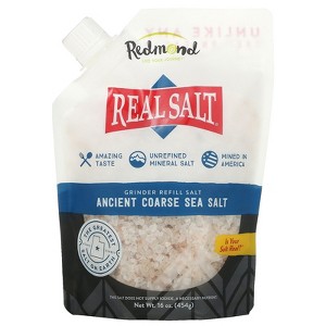 Redmond Trading Company Real Salt, Ancient Coarse Sea Salt, Grinder Refill Salt, 16 oz (454 g) - 1 of 2