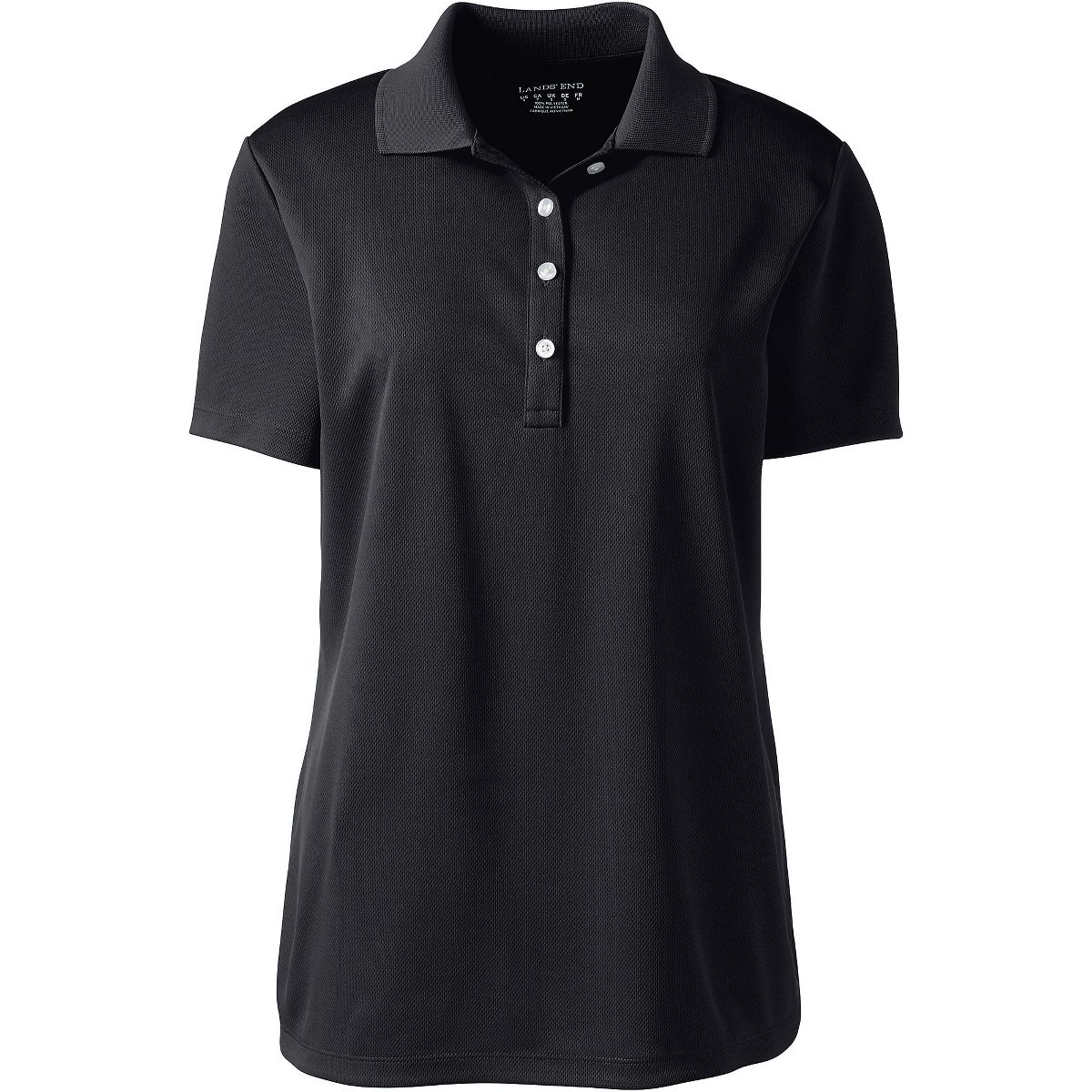 Lands' End Women's Flagship Performance Short Sleeve Polo Shirt - thumbnail 2