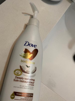 Dove Body Love 24-hour Smoothing With Coconut Butter Body Lotion Cocoa ...