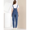 INSPIRE CHIC Women's Casual Adjustable Denim Bib Long Overalls Jeans Pants Jumpsuits - 4 of 4