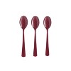 Exquisite Heavy Duty Disposable Solid color Plastic Spoons - 50 Count - 2 of 4