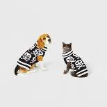 Halloween Skulls and Crossbones Dog and Cat Sweater - Hyde & EEK! Boutique™