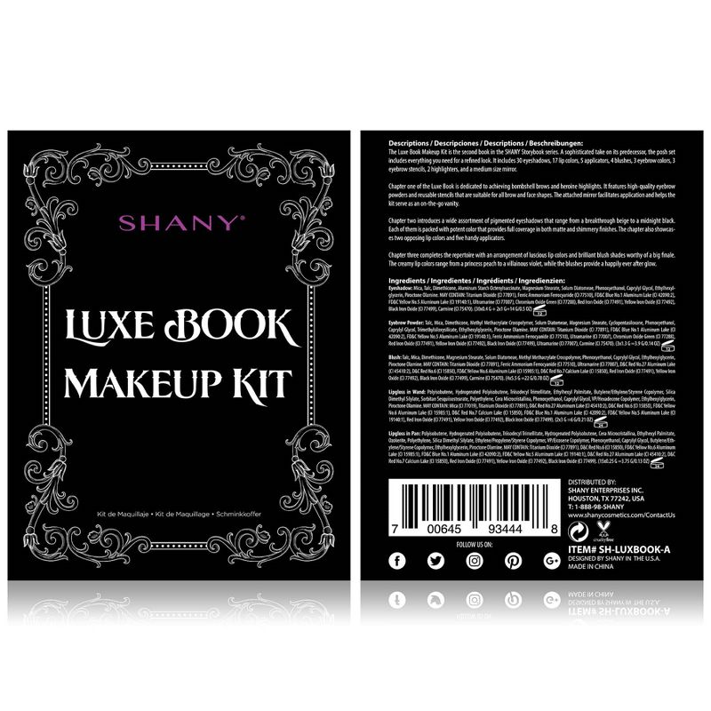 SHANY Luxe Book Makeup Set - All In One Set, 3 of 5