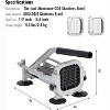 Commercial Vegetable Chopper Stainless Steel French Fry Cutter With 2 Type Blade - 2 of 4