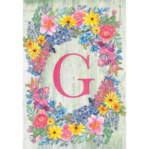 Briarwood Lane Spring Garden Flag 18x12.5 For Outdoor Spring Monogram Letter G Garden Flag Flag For Spring Garden Flag Flags For Outside - 1 of 4