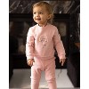 MiniMoi 2 Piece Baby and Toddler Girls "Catch Me If You Can, I'm Jumping Rope" Cotton Rich Legging Set - 2 of 4