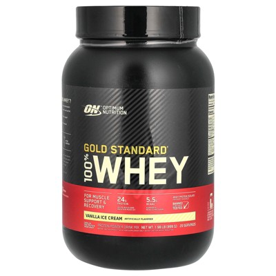 Optimum Nutrition Gold Standard® 100% Whey, Vanilla Ice Cream, 1.98 lb (899 g)