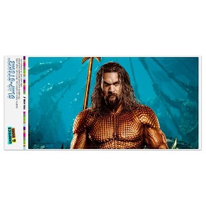Aquaman Movie Jason Mamoa Full Costume Automotive Bumper Sticker - 1 of 4