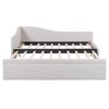 Luxystar Twin Size L-Shaped Upholstered Daybed with Pop Up Trundle for Living Room - 4 of 4