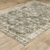 Micah Washable Vintage Oriental Indoor Area Rug Beige/Brown - Captiv8e Designs - 3 of 4