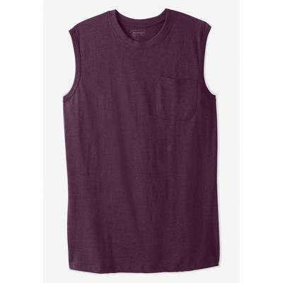 Boulder Creek by KingSize Men's Big & Tall Heavyweight Pocket Muscle Tee