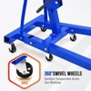 2 Ton Engine Hoist with Lever Stabilizer, Foldable Cherry Picker Shop Crane, 4400 lbs Hydraulic Engine Crane Leveler for Auto Repair, Motors, Loading - 4 of 4
