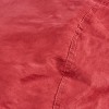 Vynxaria red Jasper Traditional 8 Foot Cylindrical Suede Bean Bag - 3 of 4