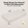 KeaBabies Mini Crib Sheets for Baby Girls, Boys, 2-Pack Soothe Pack and Play Sheets Fitted, Organic Pack N Play Mattress Sheet - 3 of 4