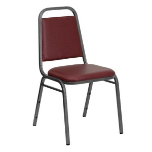 Emma and Oliver Trapezoidal Back Stacking Banquet Dining Chair - 1.5" Thick Seat - 1 of 4