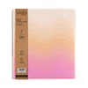 Yoobi Evolve 1" 3 Ring Binder Printed Tangerine Dream Scallop - 3 of 4