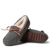 Fireside By Dearfoams Women's Victoria Genuine Shearling Moccasin Slipper - 2 of 4