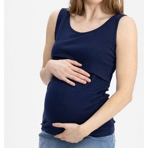 Women's Jersey Nursing Tank - Angel Maternity - 1 of 3
