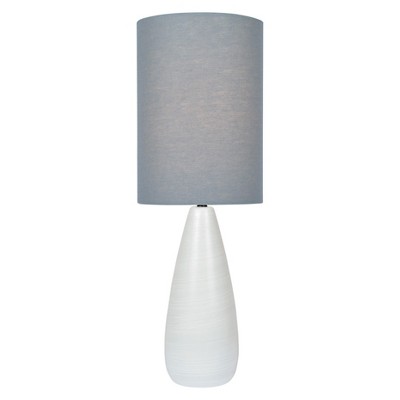 Quatro Table Lamp Brushed White  - Lite Source