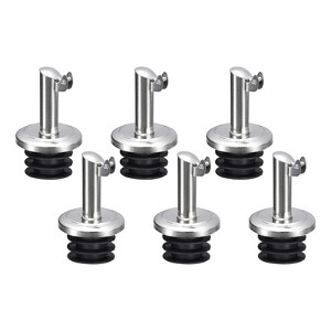 Unique Bargains Integrated Dust-proof Cap Stainless Steel Olive Oil Wine Bottle Pourers - 1 of 4