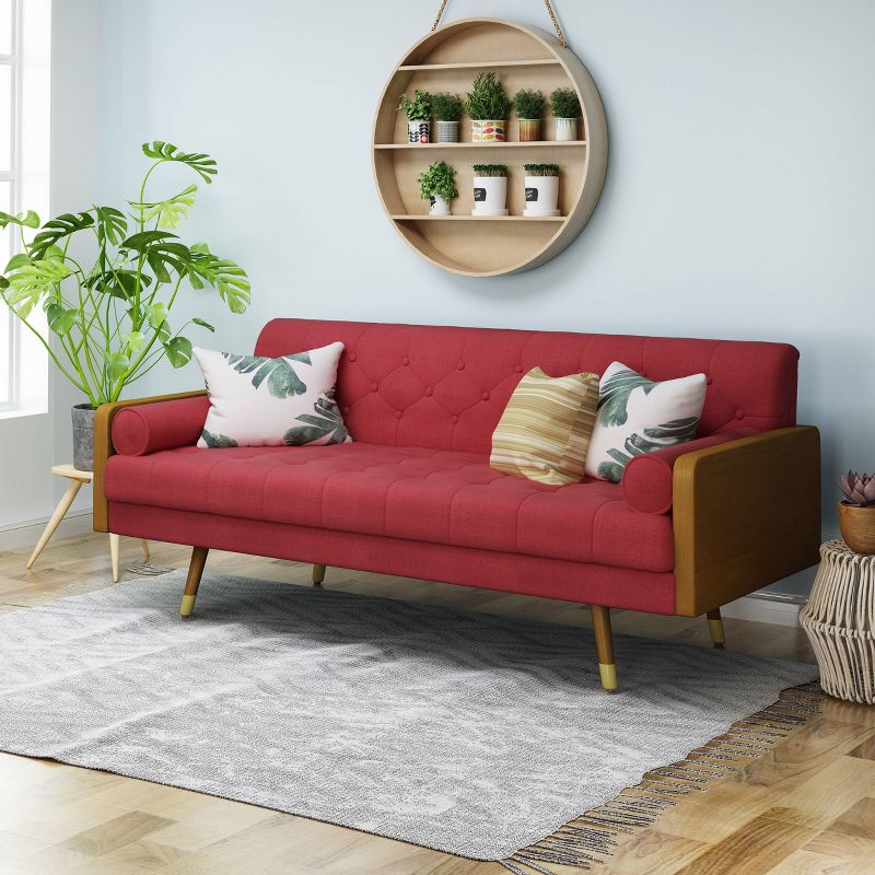 Jalon Mid Century Modern Sofa - Christopher Knight Home, 3 of 10