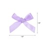 Unique Bargains Gift Packaging Accessories Mini Ribbon Bows for Fabric Craft DIY 50 Pcs - 2 of 4