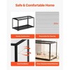 Hamster Cage, Metal Guinea Pig Cage with Acrylic Sides, Chew-Proof Dual Door Small Animal Habitat, Stackable Design Rat, Gerbil Cage - 4 of 4