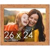 PosterPalooza | Photo Size Shabby Chic Orange Frame - UV Acrylic, Foam Board Backing, Hanging Hardware - 2 of 4