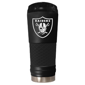 NFL Las Vegas Raiders The Stealth Draft 24oz Powder Coated Laser Etched Vacuum Insulated Tumbler - 1 of 2