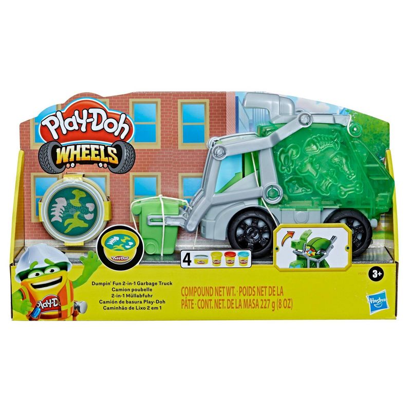 Play-Doh Wheels Dumpin&#39; Fun 2-in-1 Garbage Truck, 3 of 11