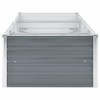 vidaXL Raised Bed Grey Galvanized Steel 94.5x31.5x30.3 in Sturdy - 4 of 4