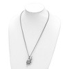 Black Bow Jewelry Stainless Steel Polished 3D Elephant Necklace, 24 Inch - image 3 of 4