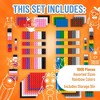 Strictly Briks Classic Bricks Set, 12 Colors, 1008 Pieces Building Bricks with 12" Collapsible Organizer Bin - image 3 of 4