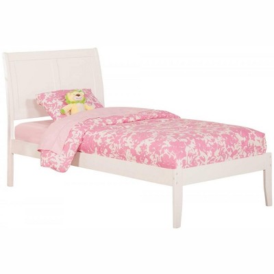 Atlantic Furniture Portland Twin Bed in White