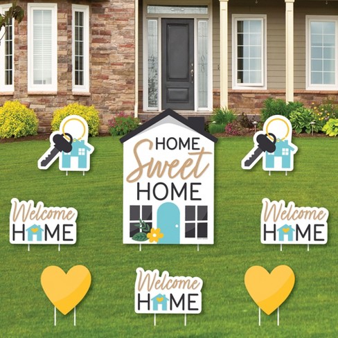 Big Dot Of Happiness Welcome Home Housewarming - Yard Sign And ...